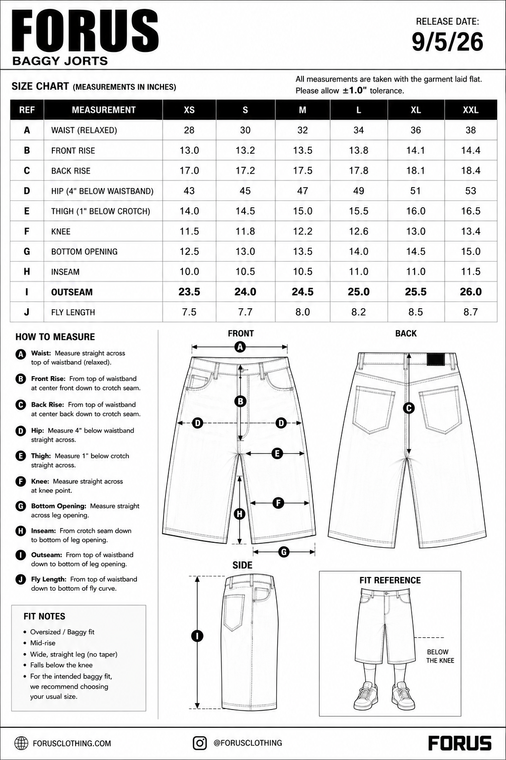 Drop 001- Ray of Day Light Jorts